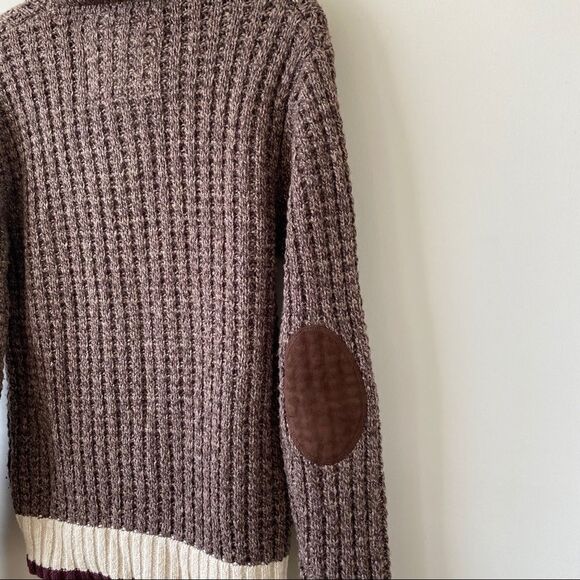 Vintage Roots-Wool Blend Elbow Patch Sweater - Picture 4 of 13